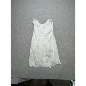 HURAVE Dress 4,‎ White Eyelet Ruffle Summer, Wedding